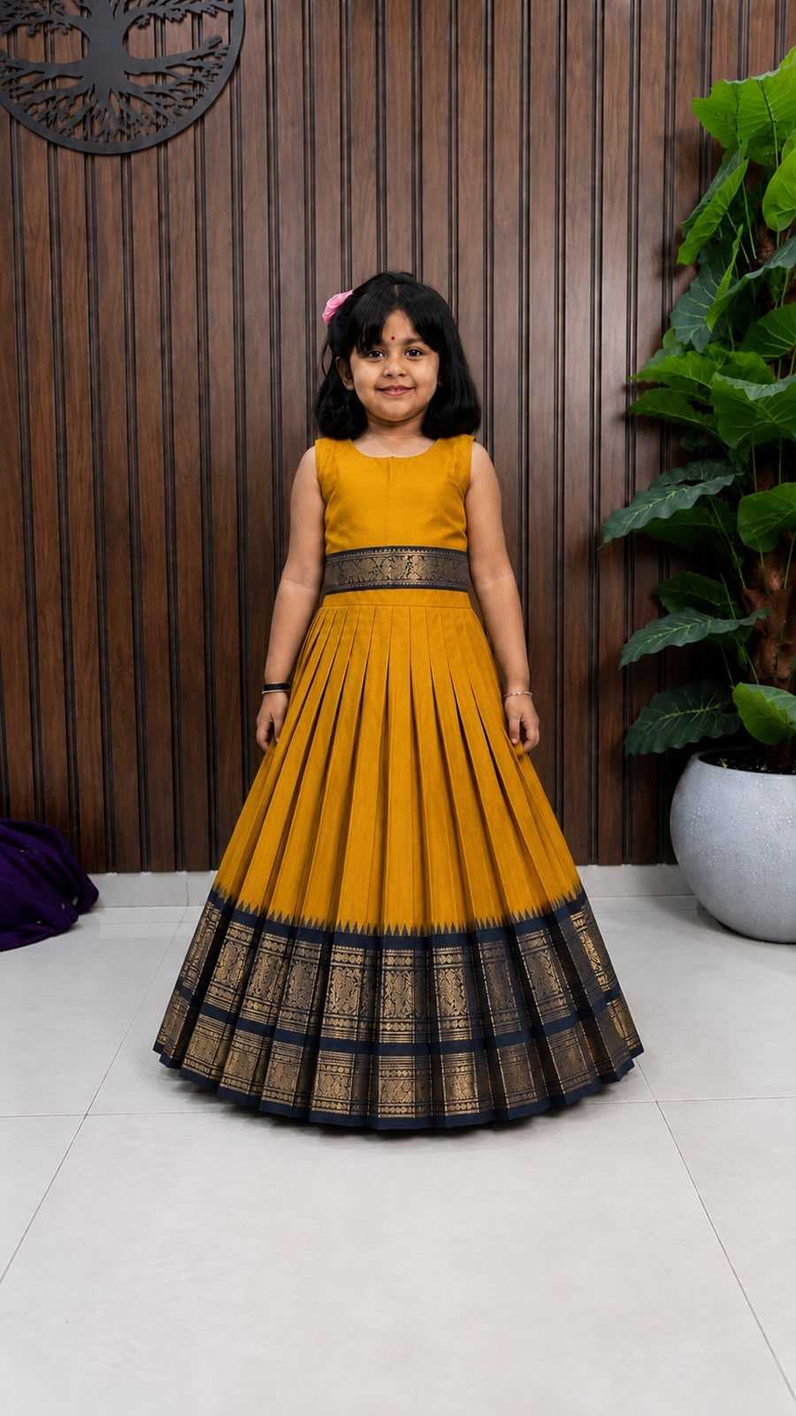 Same Pure Silk Kids Lehenga