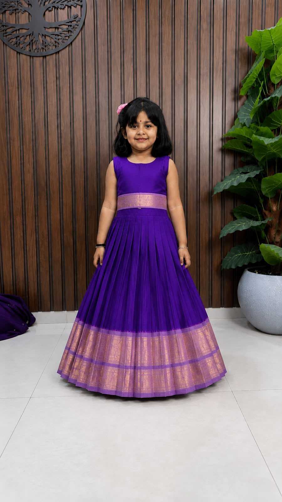 Same Pure Silk Kids Lehenga