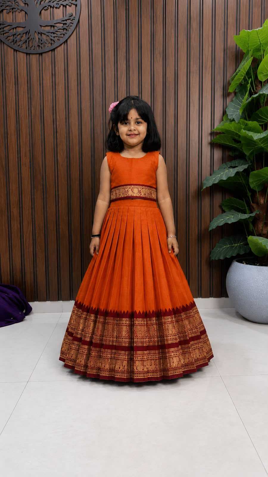 Same Pure Silk Kids Lehenga