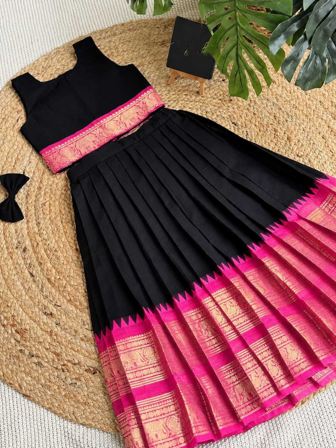 Same Pure Silk Kids Lehenga