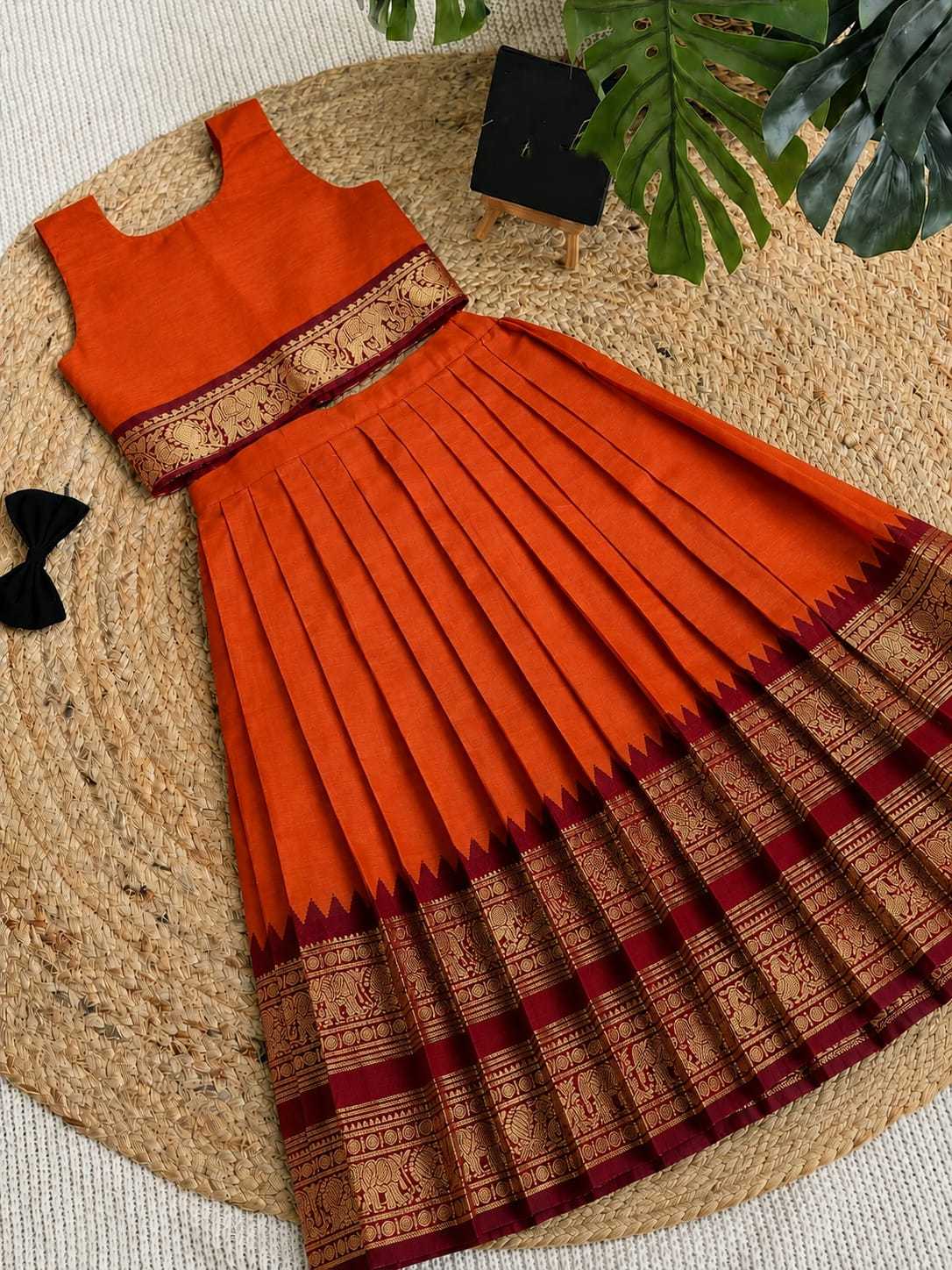 Same Pure Silk Kids Lehenga