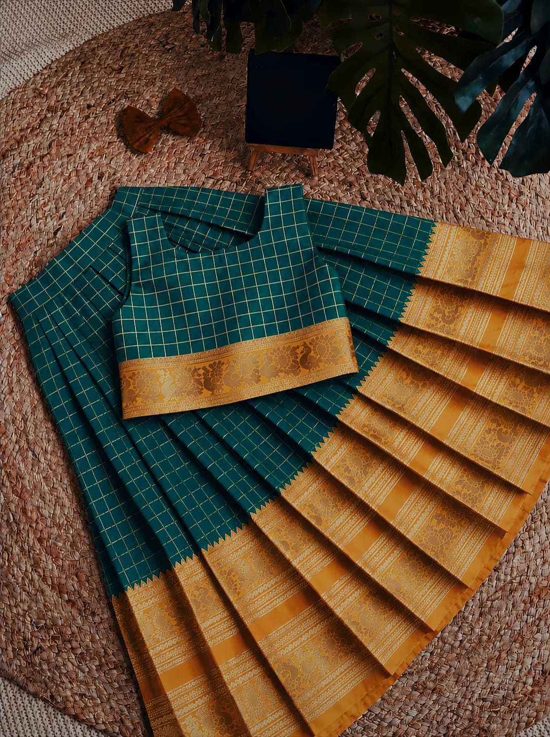 Same Pure Silk Kids Lehenga