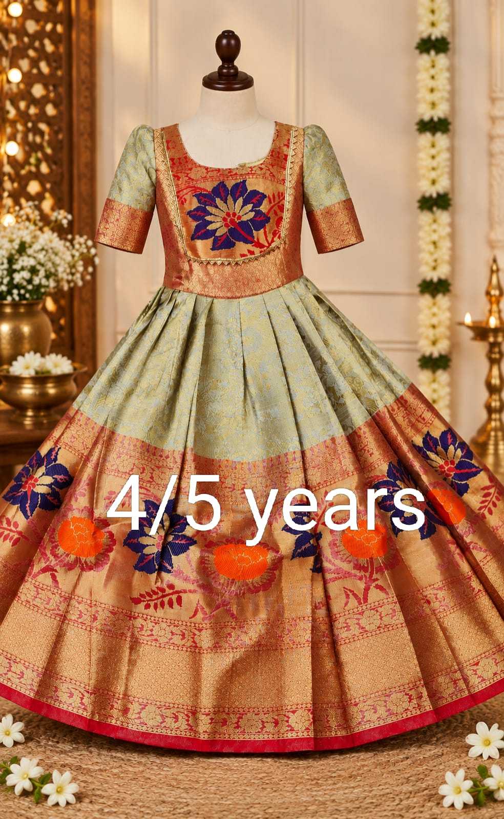 Size Cotton Kids Gown