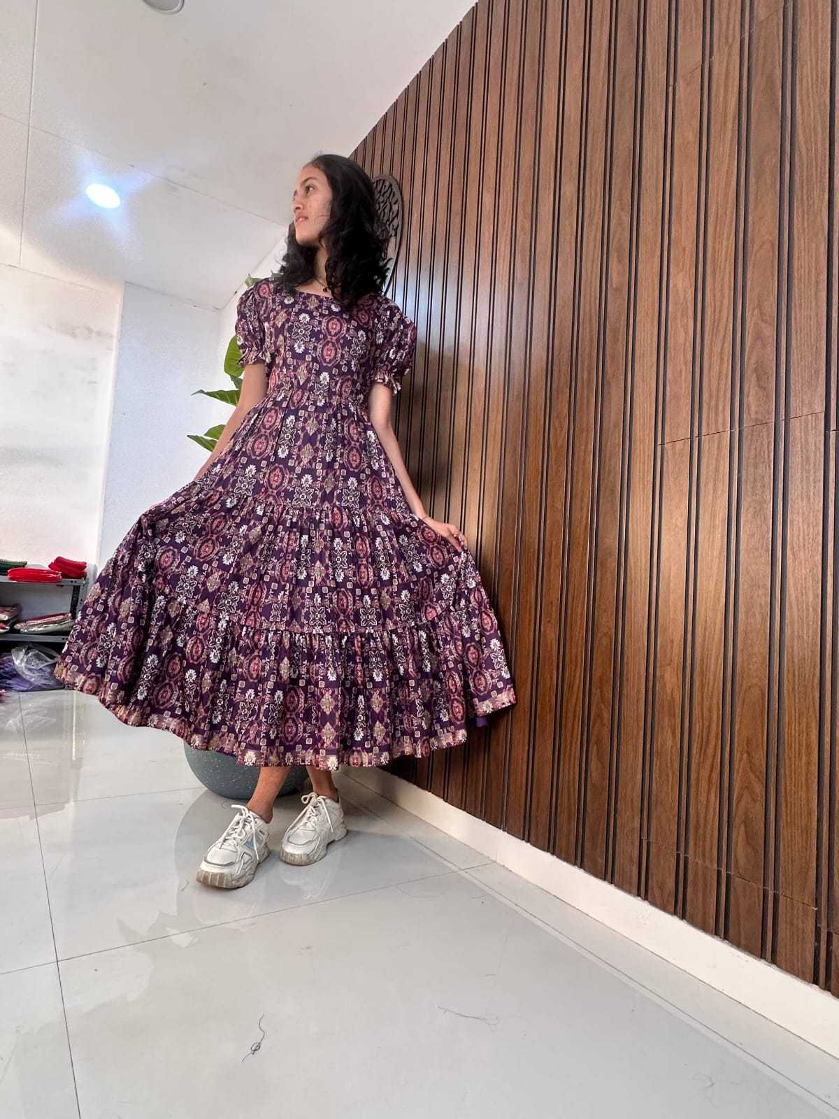 Size Pure Cotton Designer Dress