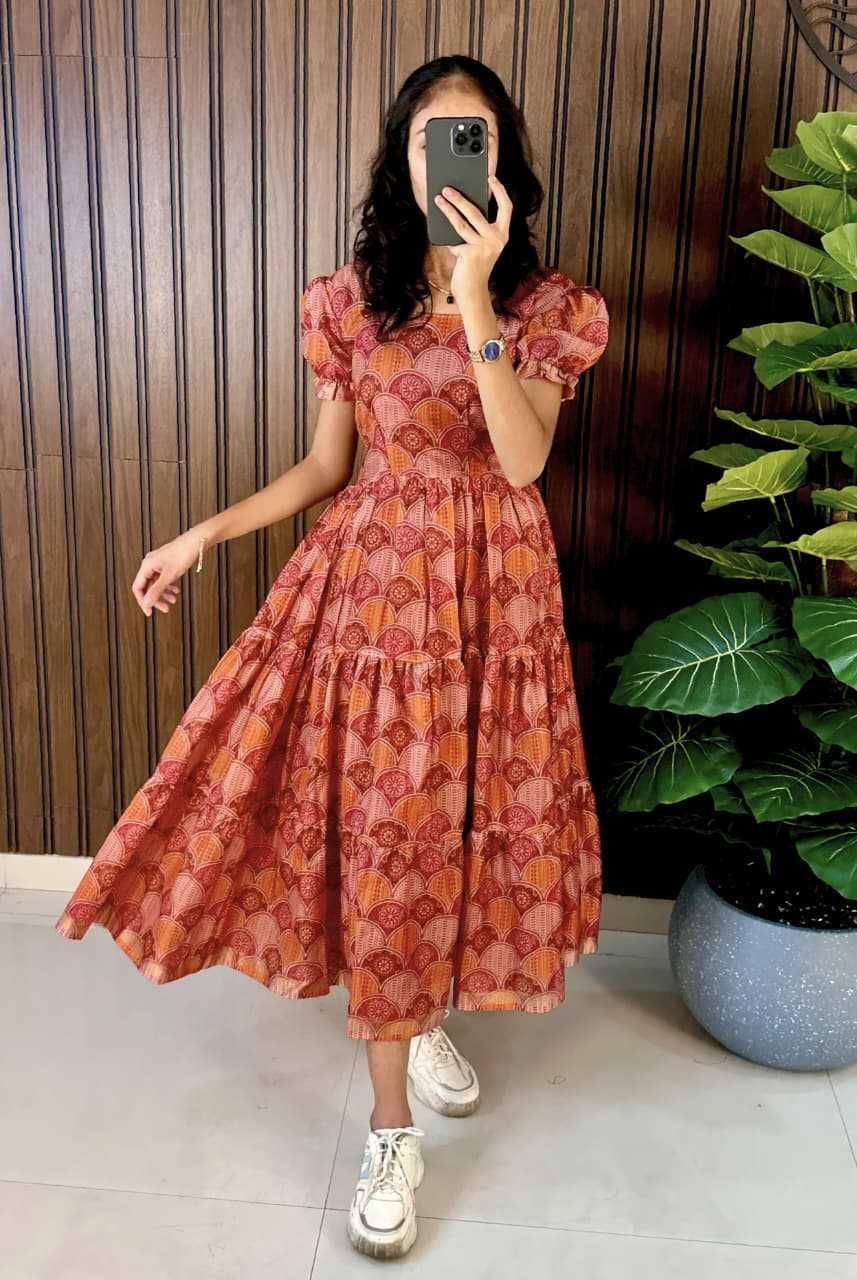 Size Pure Cotton Designer Dress