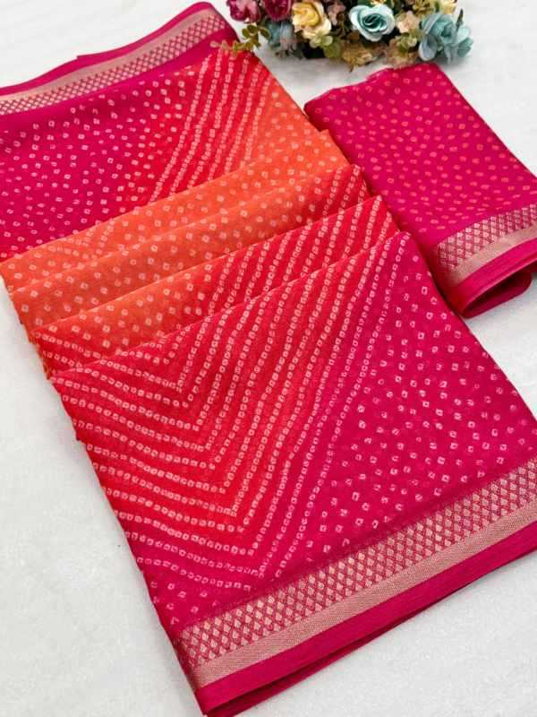 VAL Soft Silk Printed Saree
