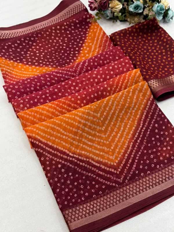 VAL Soft Silk Printed Saree