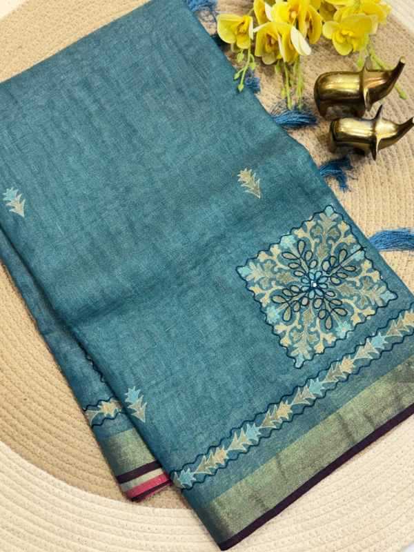 Zari Tissue Designer Saree