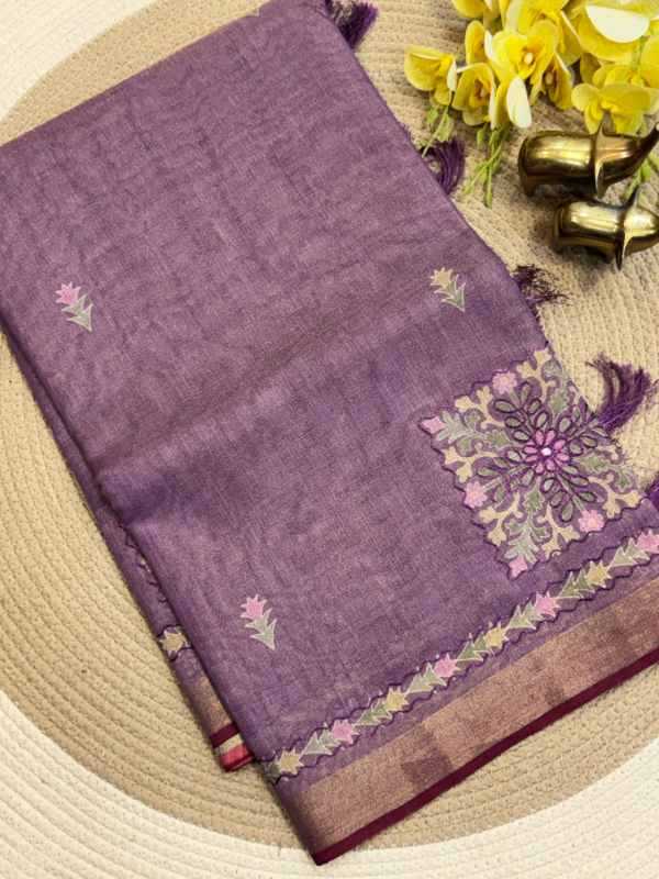 Zari Tissue Designer Saree