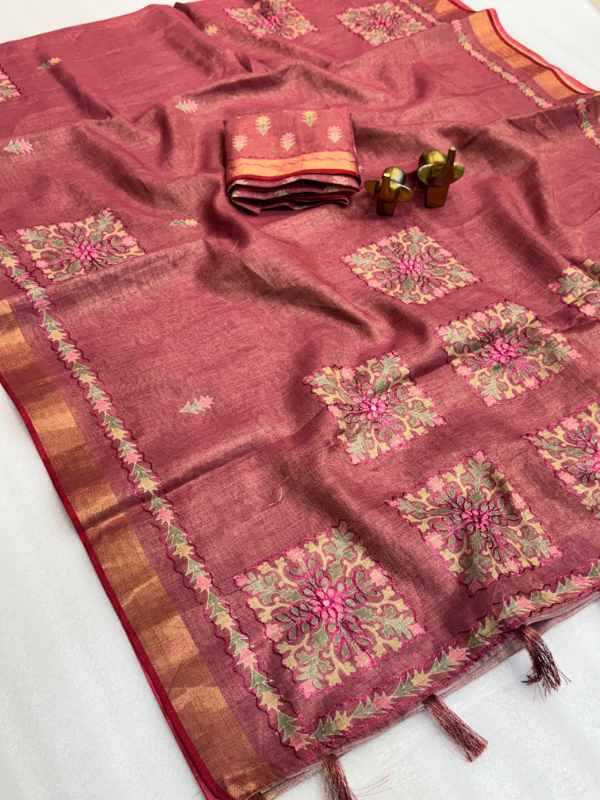 Zari Tissue Designer Saree
