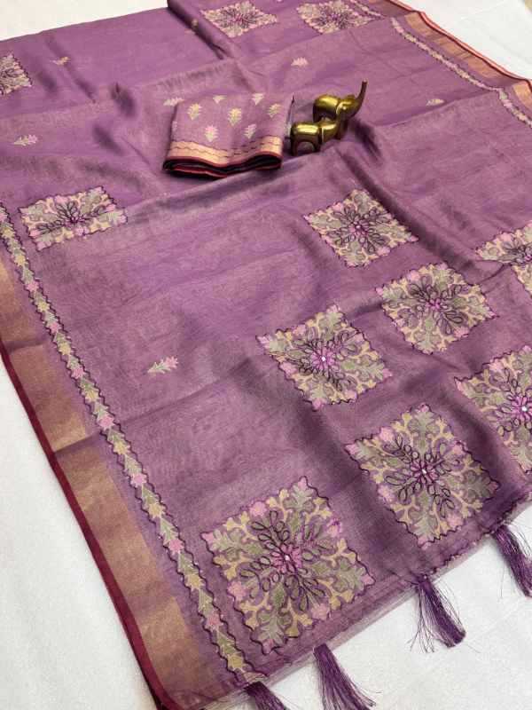 Zari Tissue Designer Saree