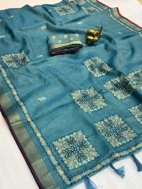 Zari Tissue Designer Saree