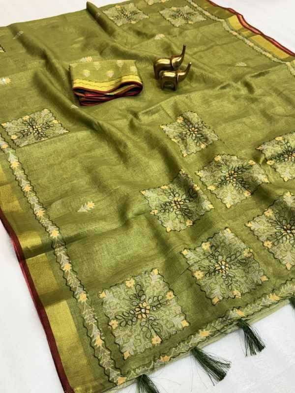 Zari Tissue Designer Saree