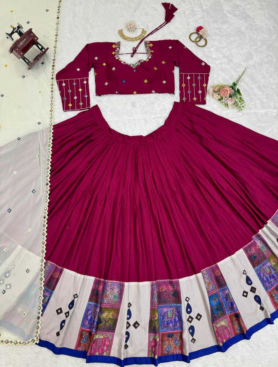 Rayon Traditional Lehenga
