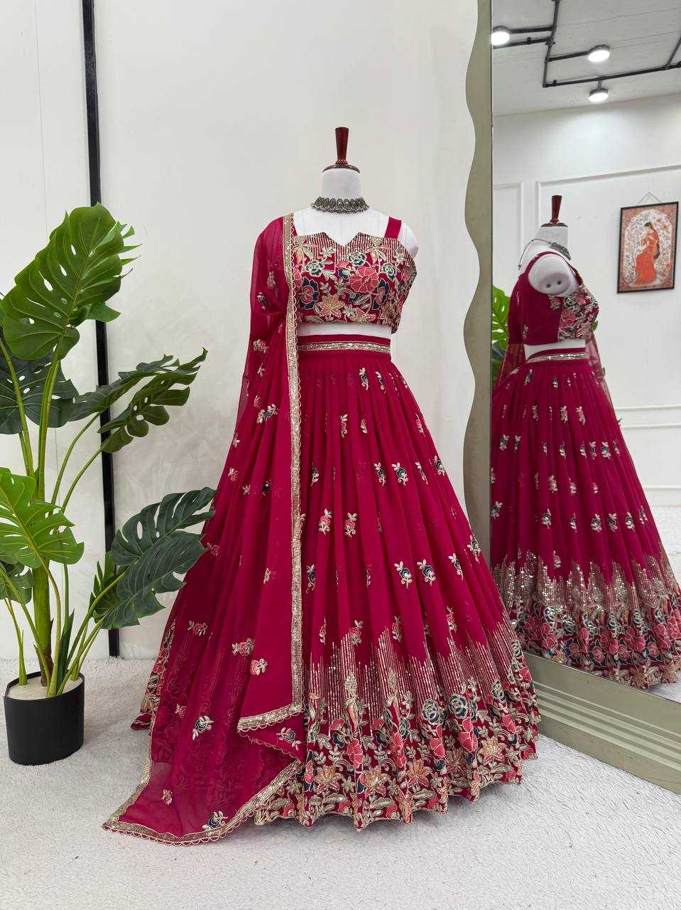 Faux Georgette Designer Lehenga