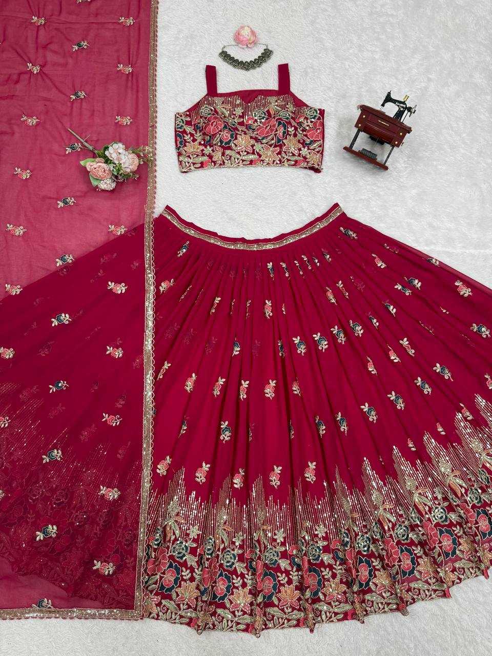 Faux Georgette Designer Lehenga