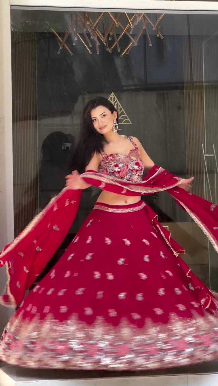 Faux Georgette Designer Lehenga