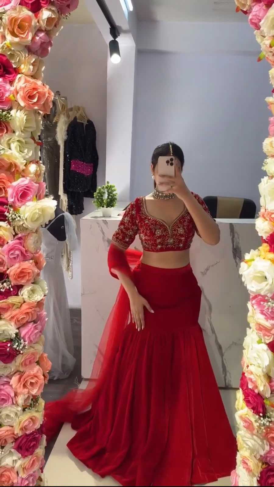 Faux Georgette Designer Lehenga