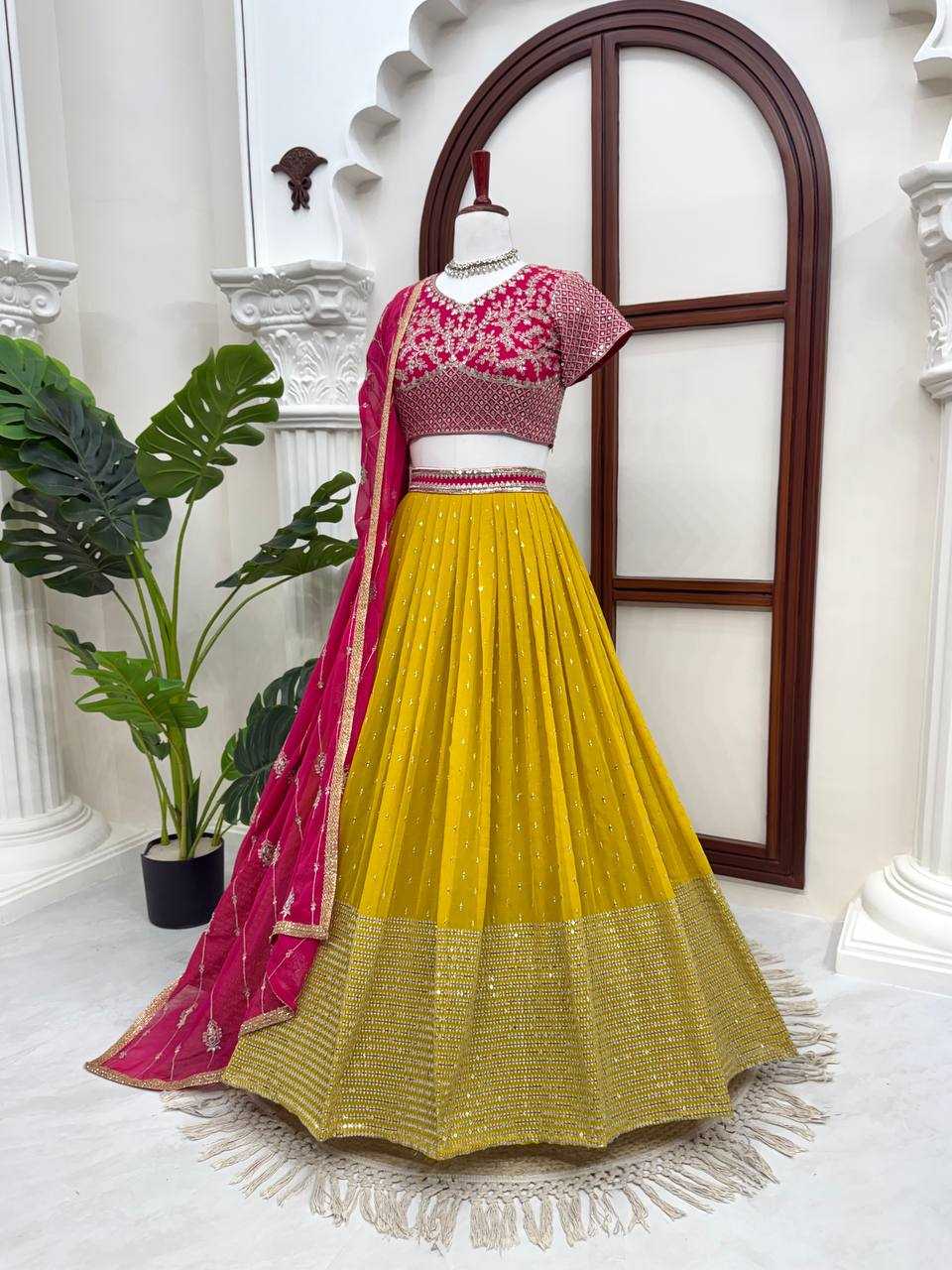 Faux Georgette Designer Lehenga Choli