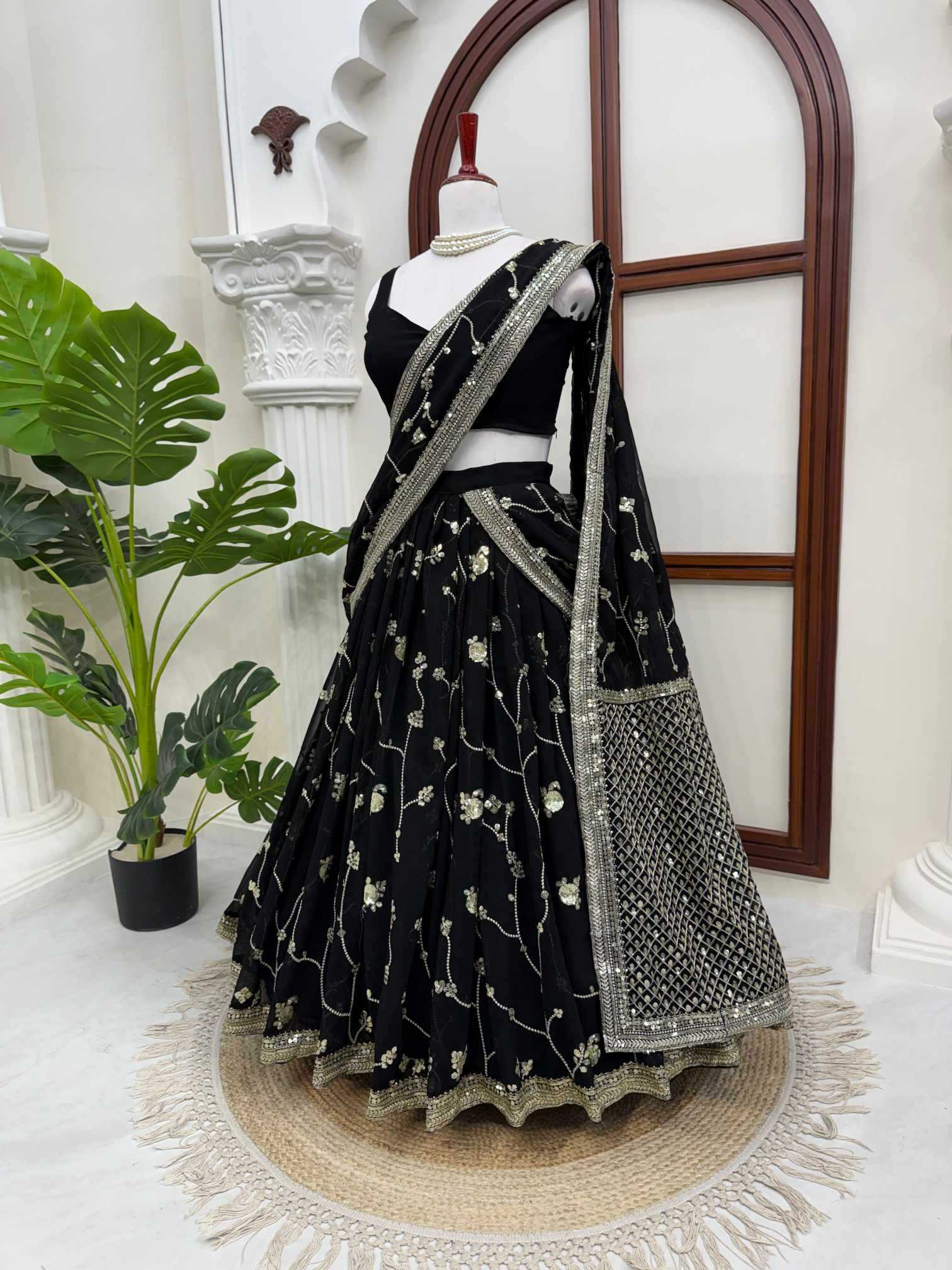 Faux Georgette Designer Saree
