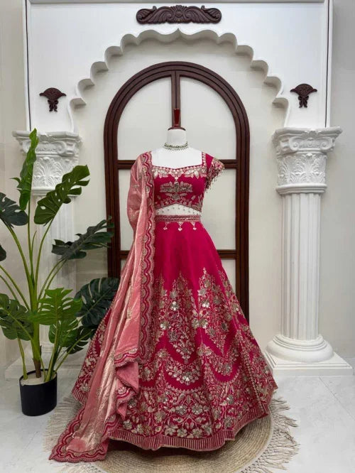 Chanderi Soft Designer Lehenga 408