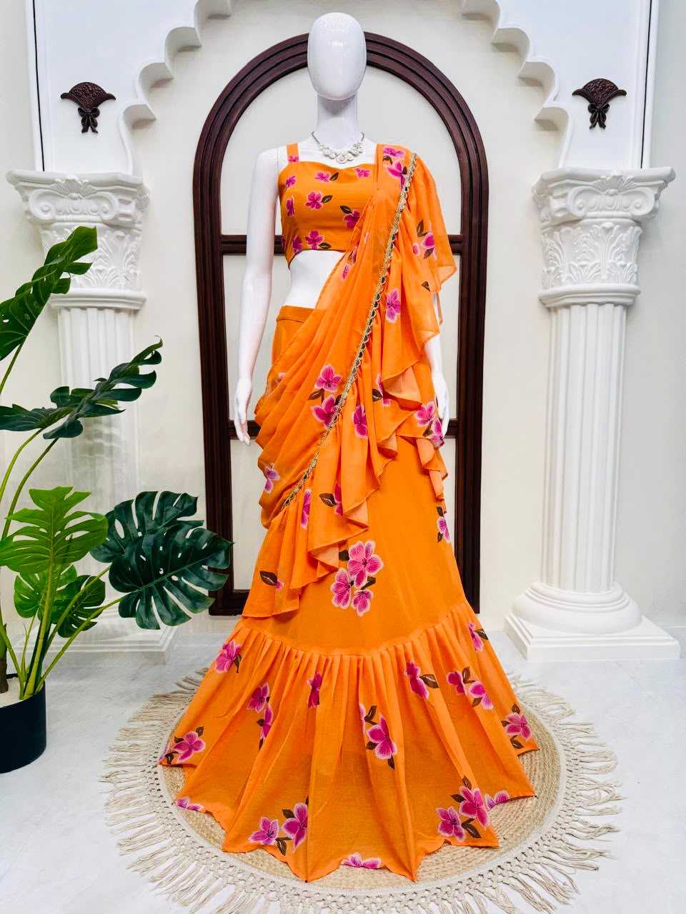 Faux Georgette Designer Lehenga 409