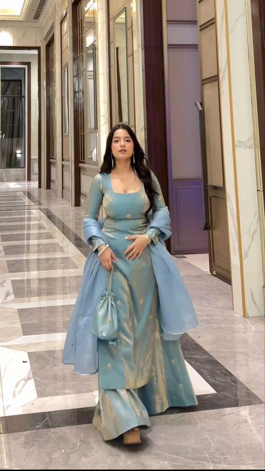 Silk Palazzo Suit