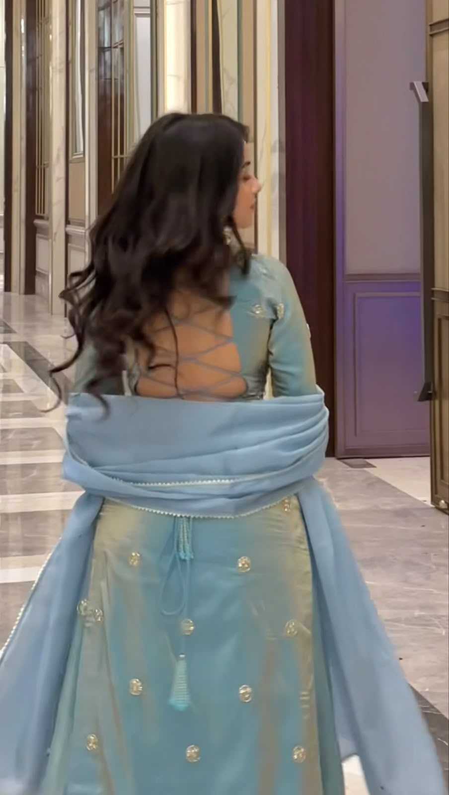 Silk Palazzo Suit