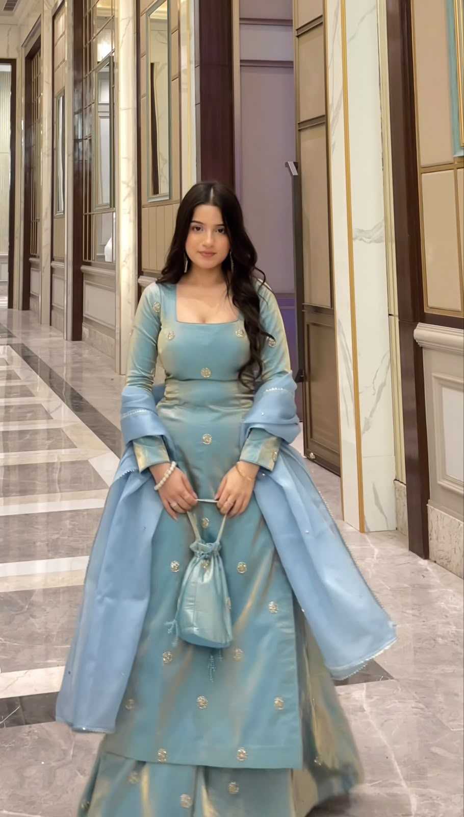 Silk Palazzo Suit