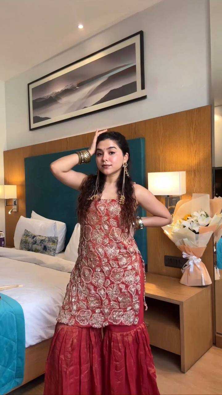 Simar Silk Sharara Salwar Suit