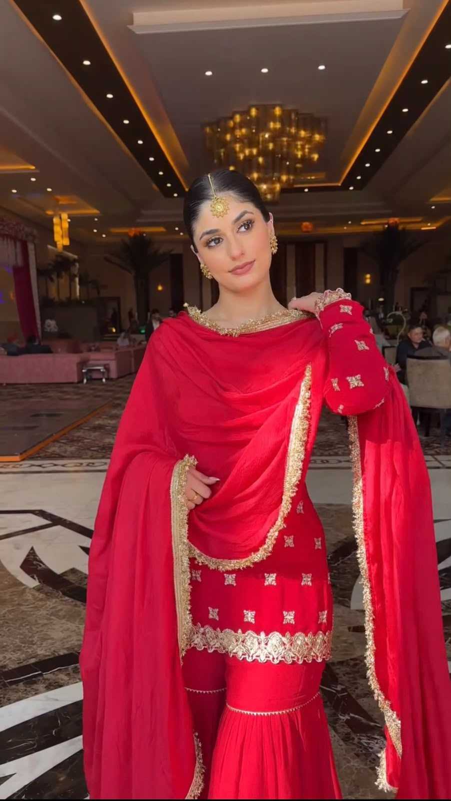 Faux Georgette Sharara Salwar Suit 5933