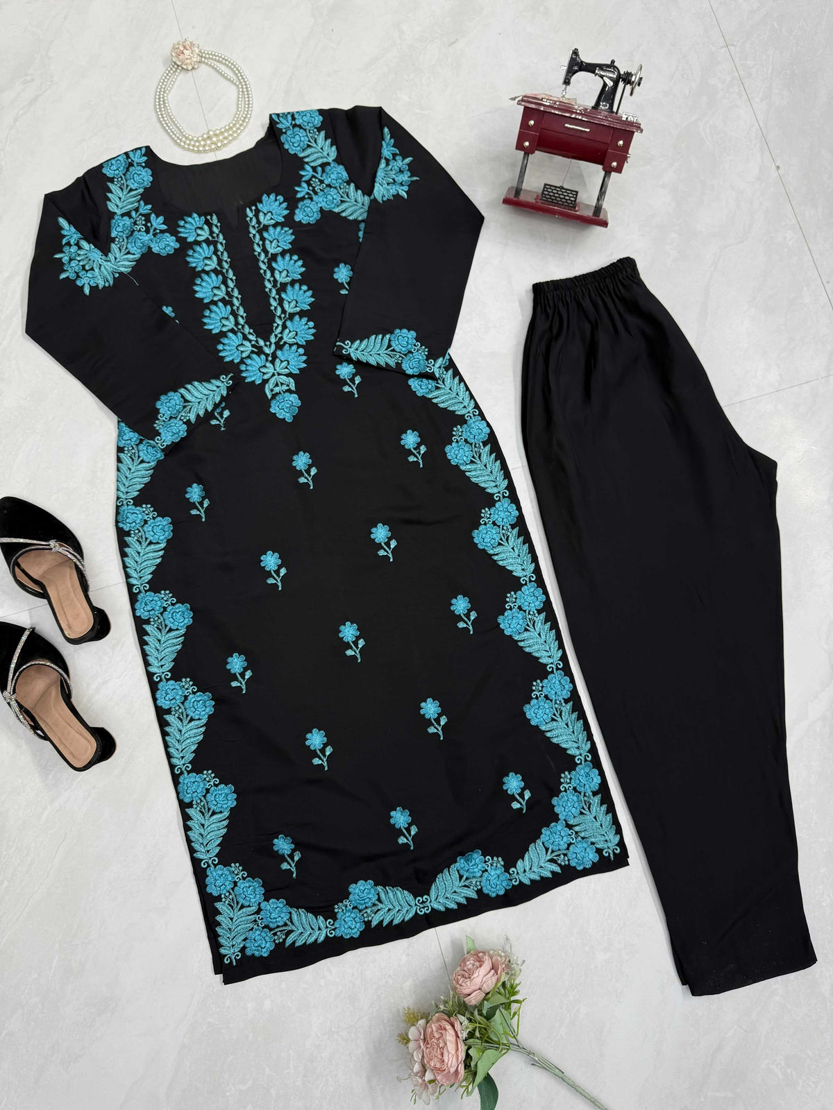 Heavy Roman Silk Cotton Suit 6020