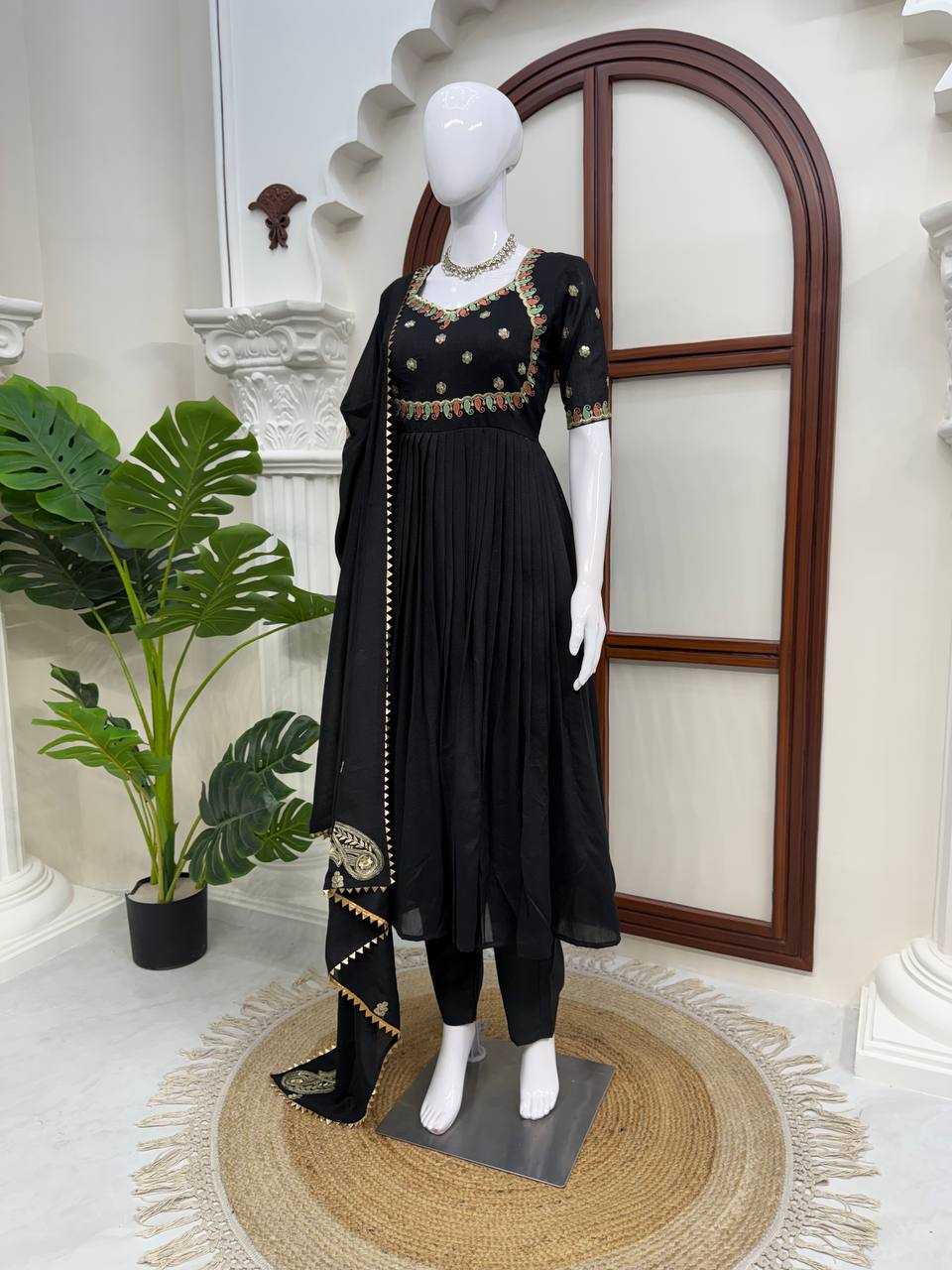 Vichitra Silk Fancy Gown