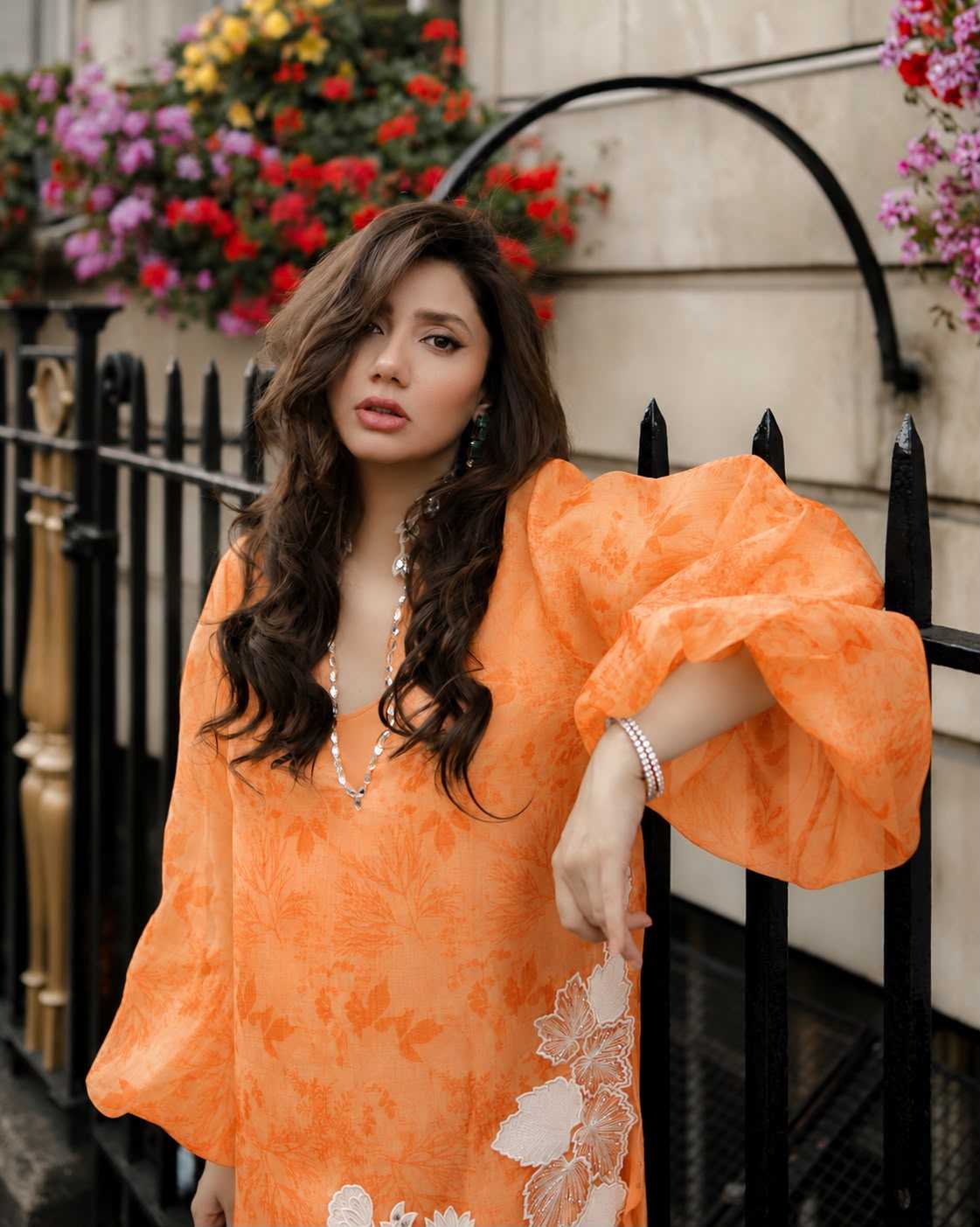 Organza Printed Suit