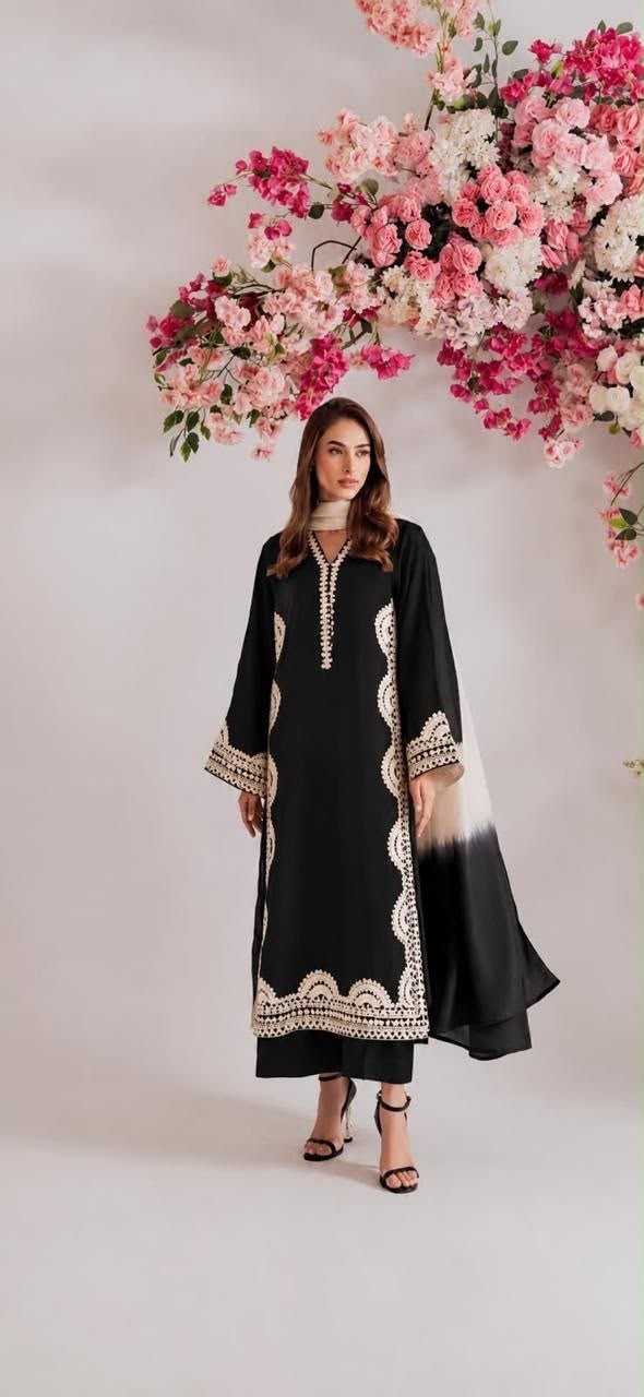 Slubby Cotton Suit