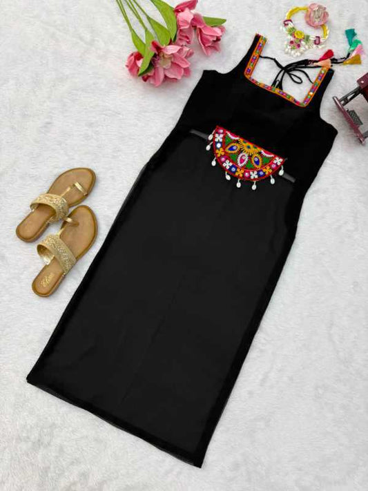 Georgette Cotton Kurti