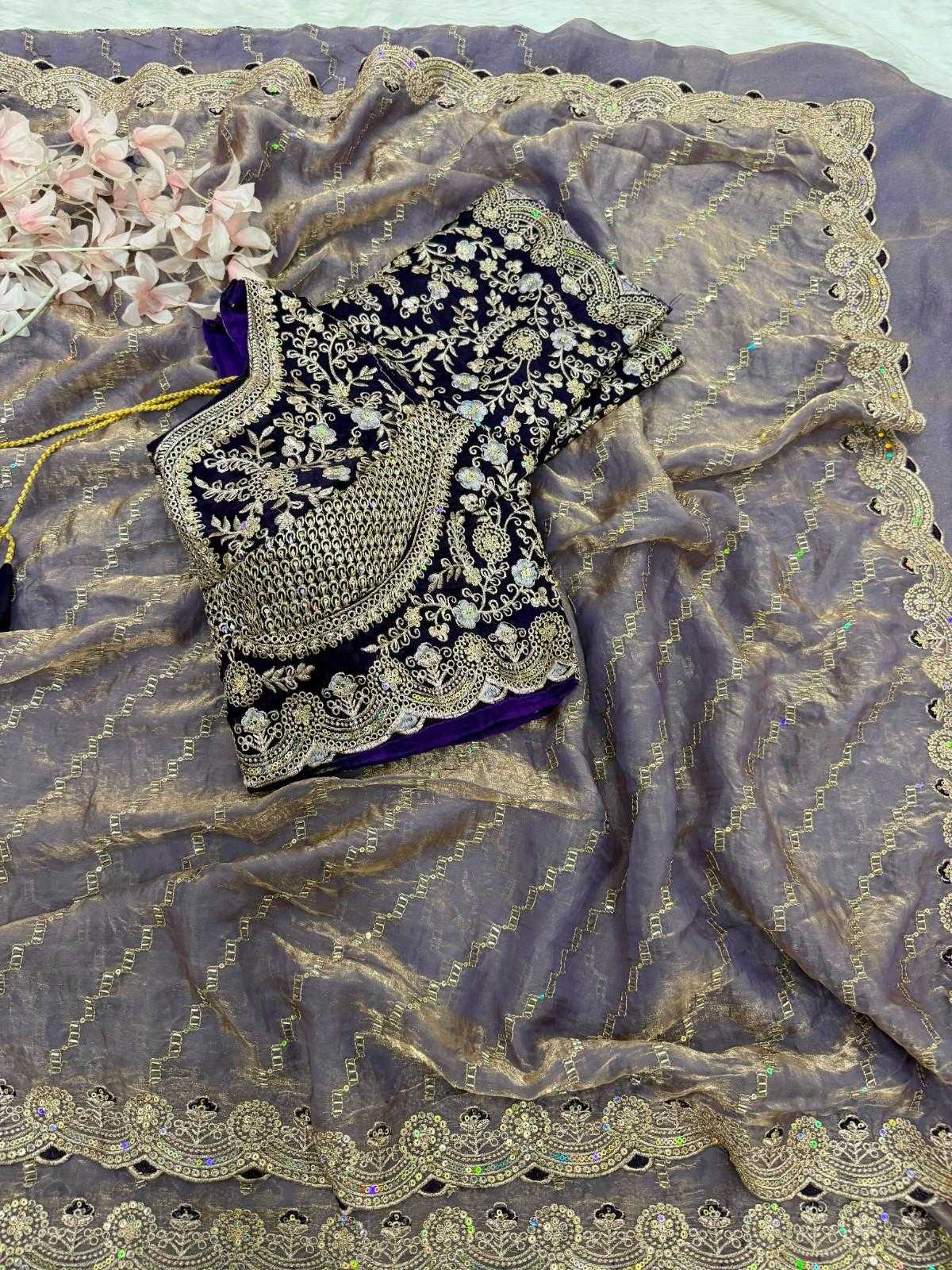 Space Silk Fancy Saree