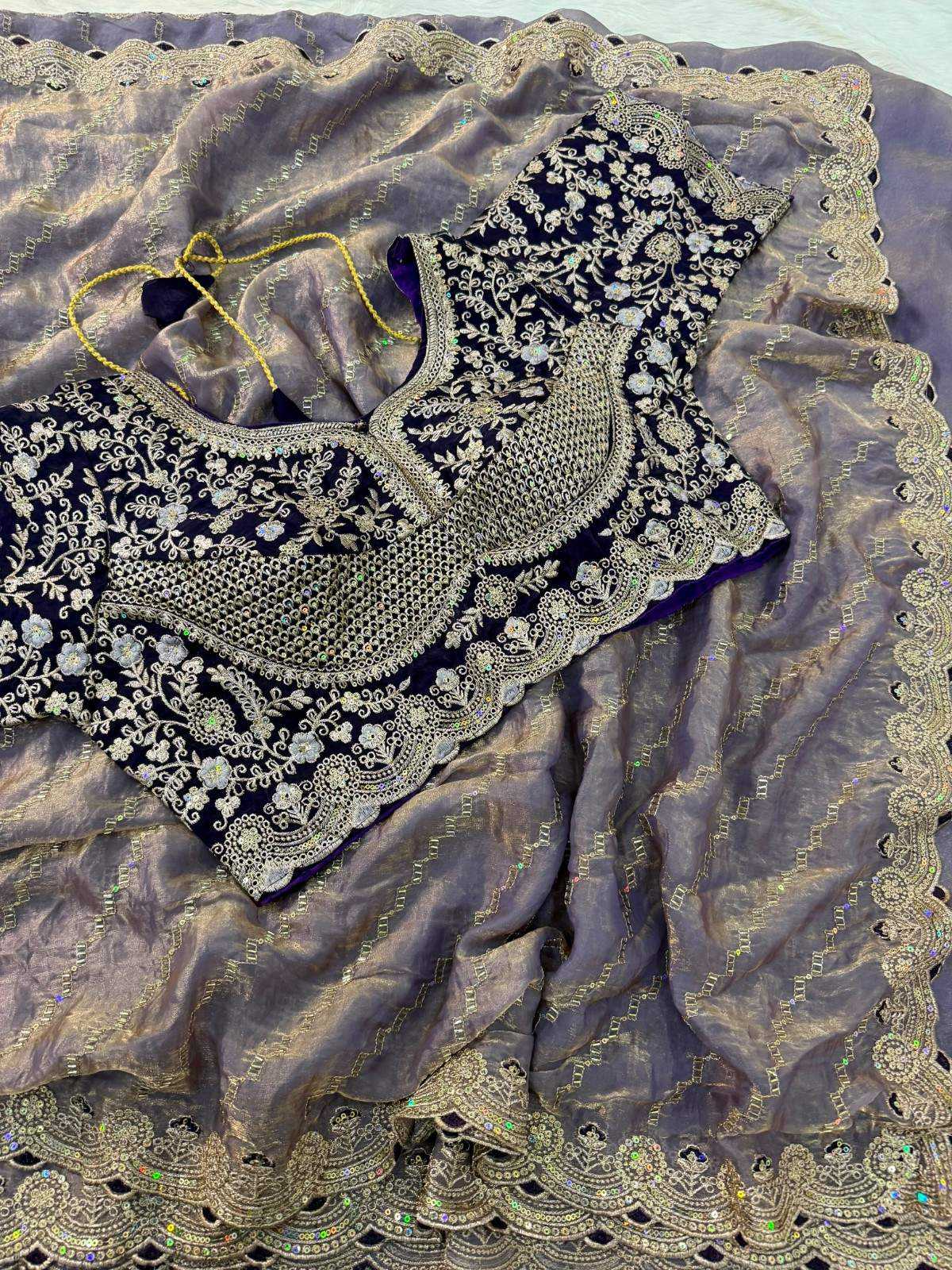 Space Silk Fancy Saree