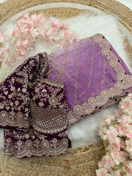 Space Silk Fancy Saree
