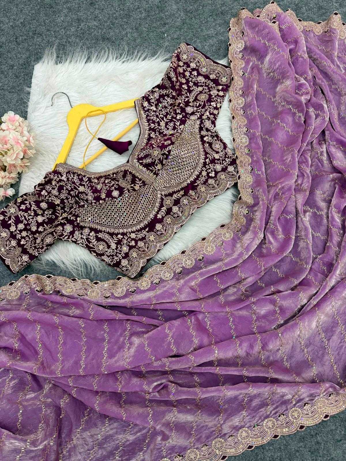 Space Silk Fancy Saree