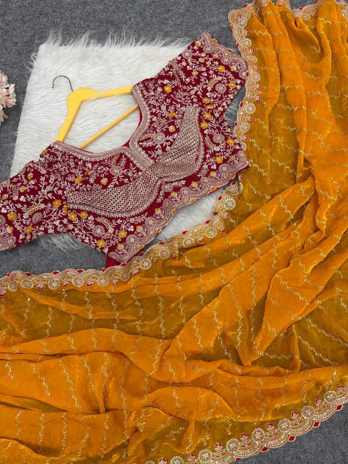 Space Silk Fancy Saree