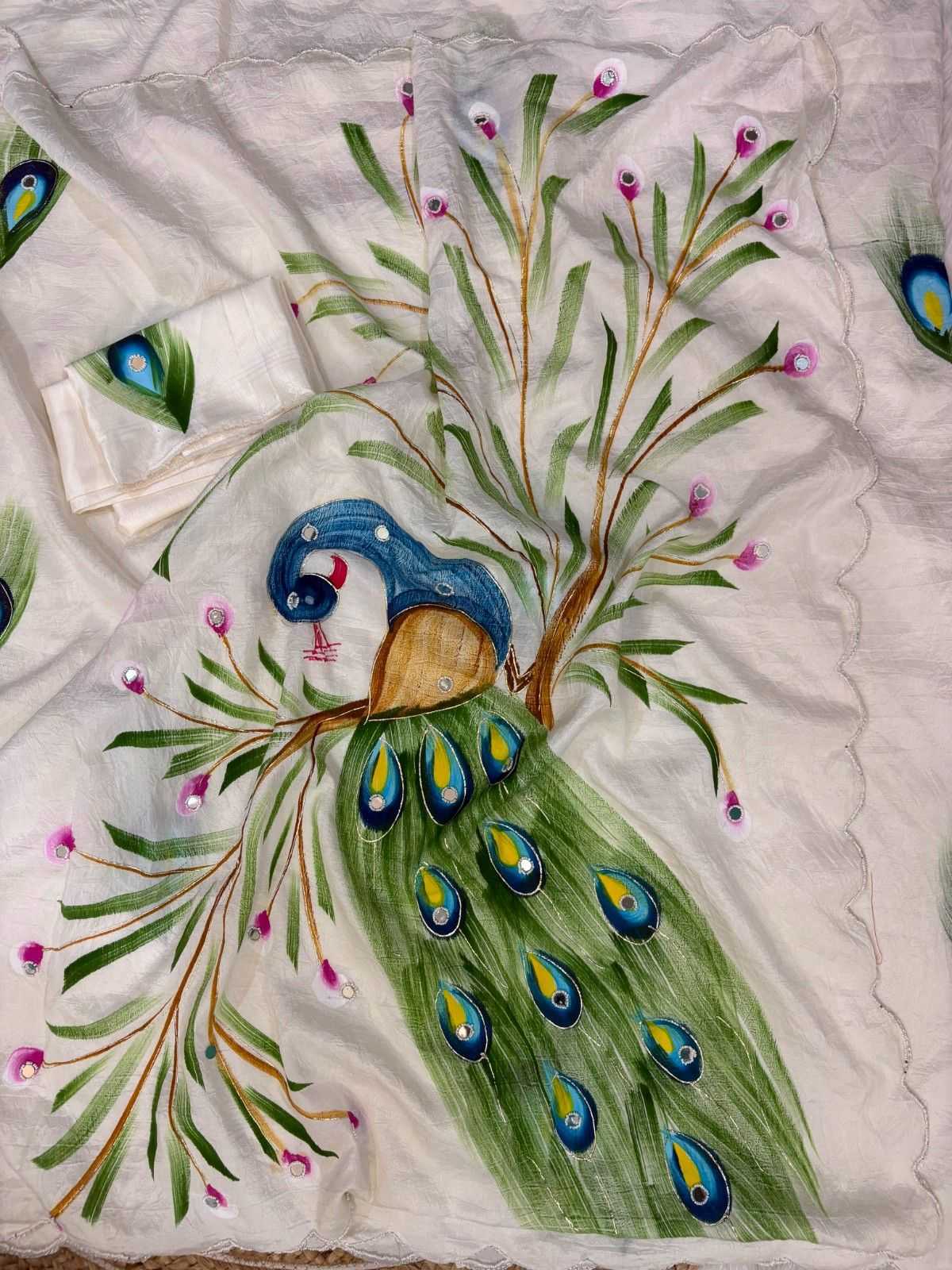 Crush Silk Fancy Saree