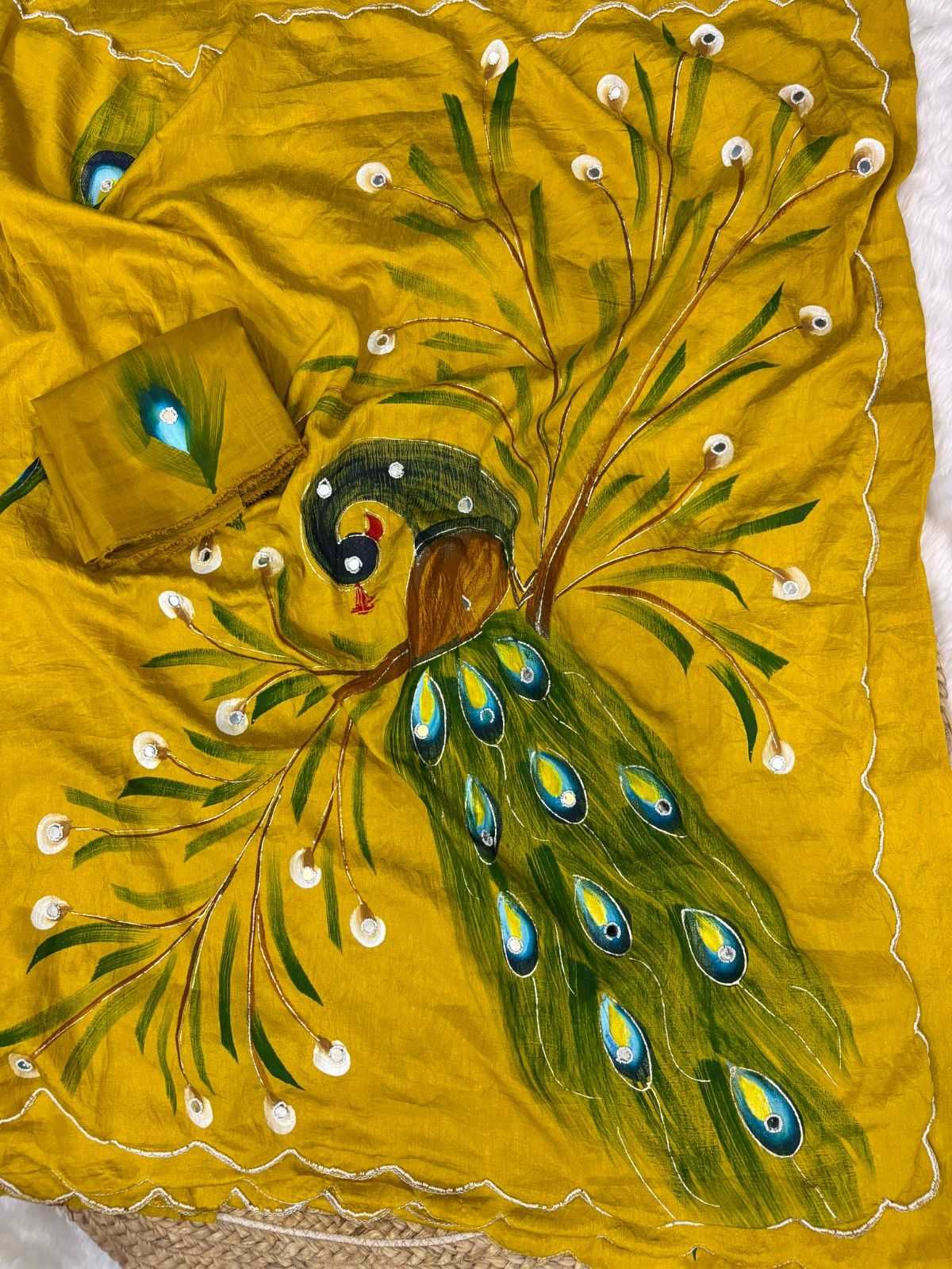 Crush Silk Fancy Saree