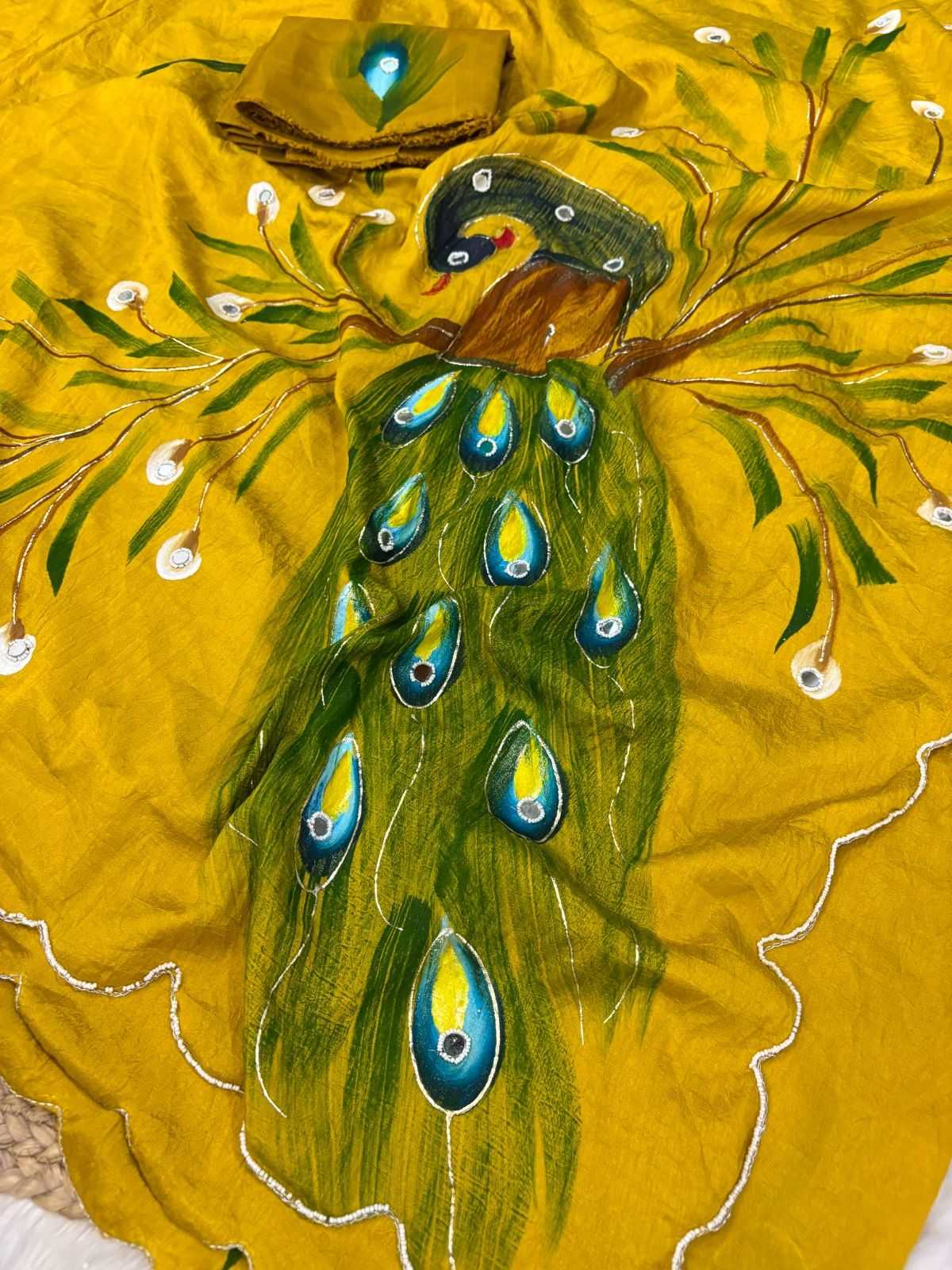 Crush Silk Fancy Saree