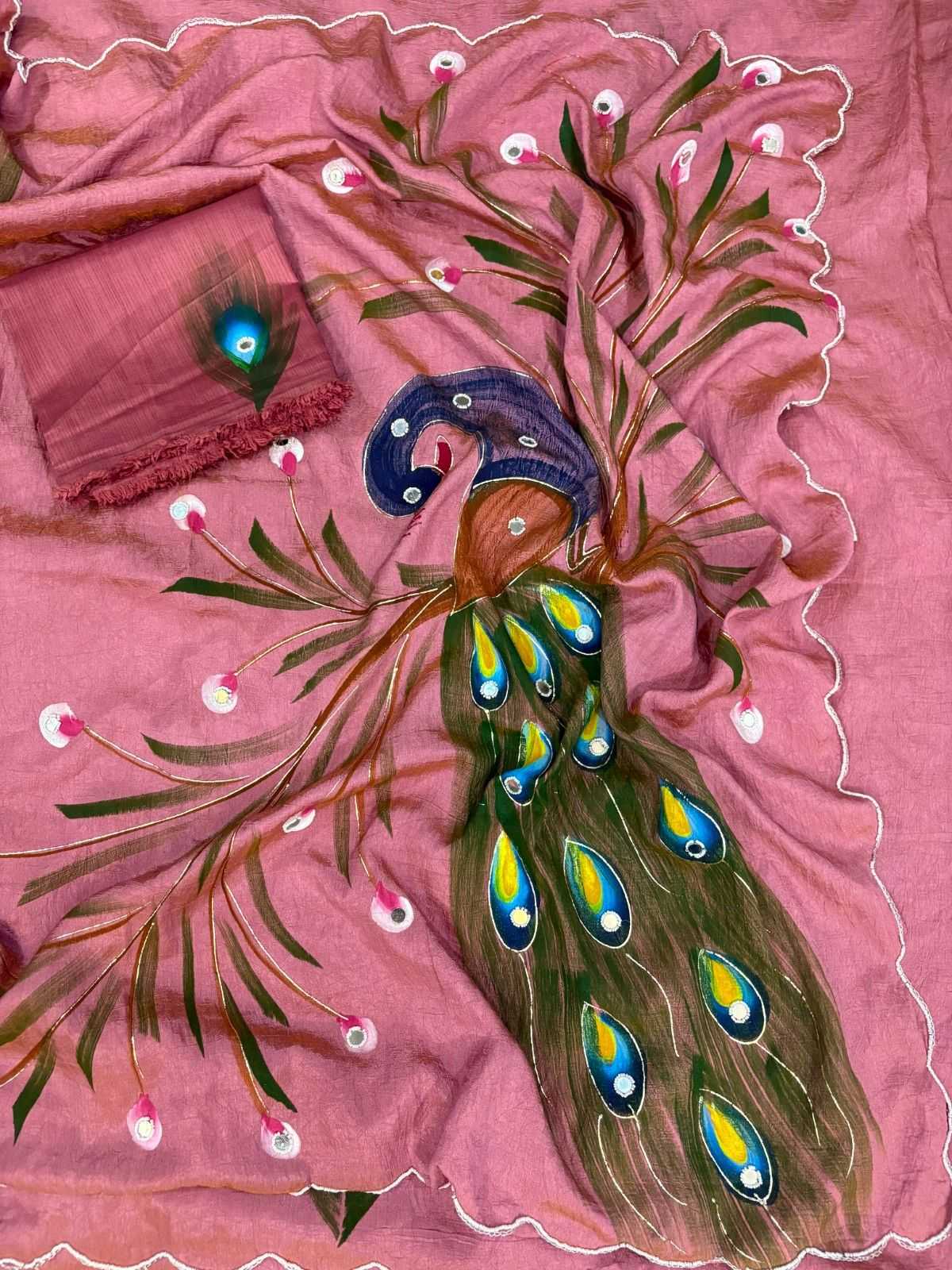 Crush Silk Fancy Saree