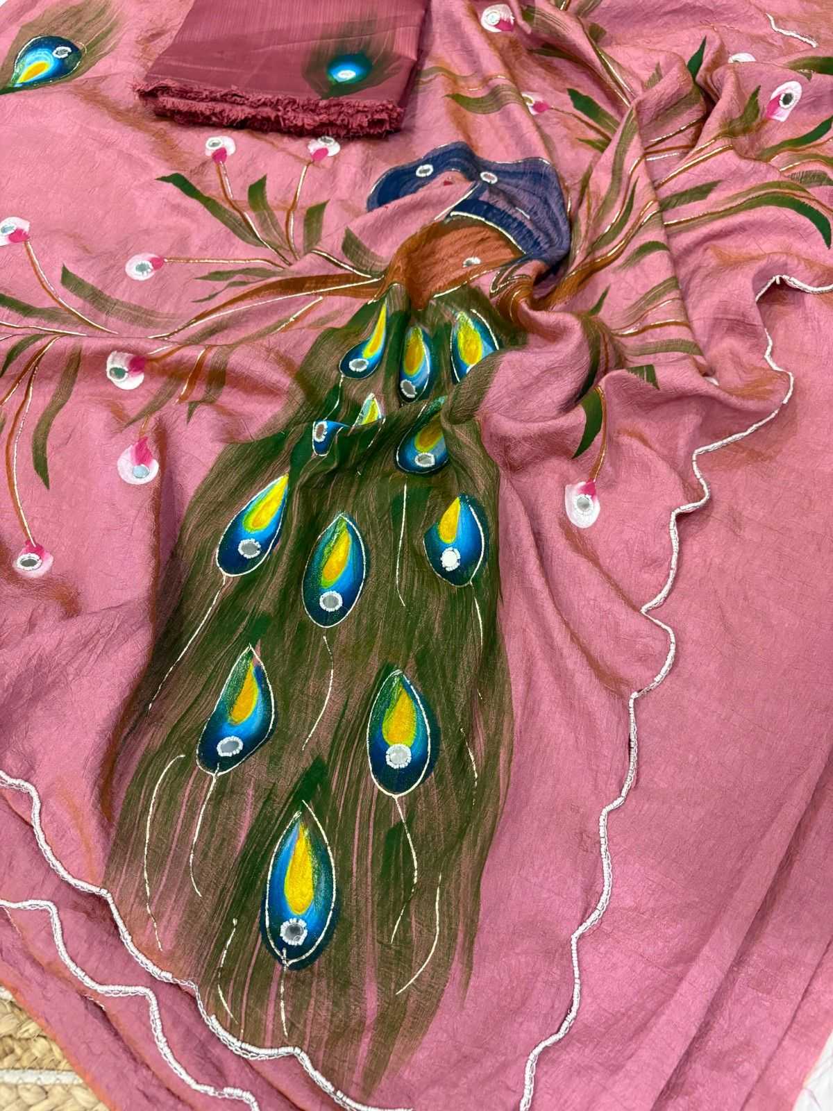 Crush Silk Fancy Saree