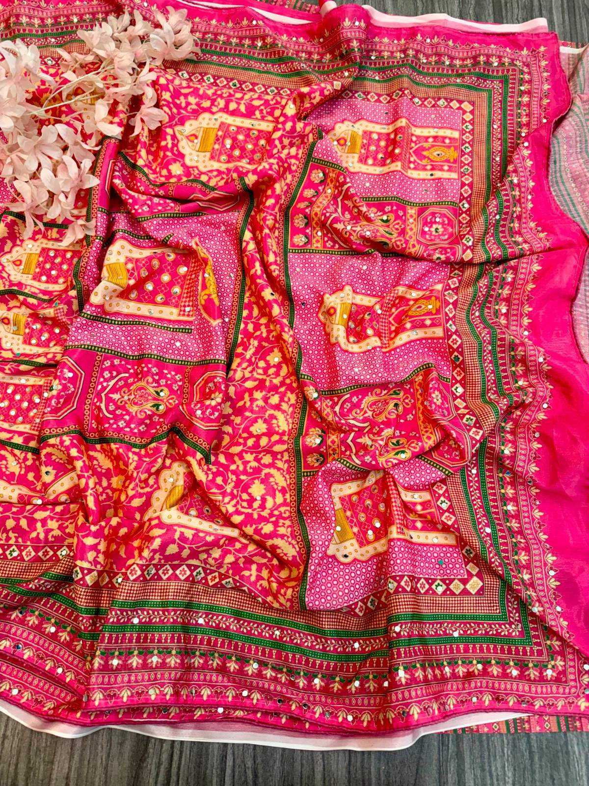 Chinon Fancy Saree