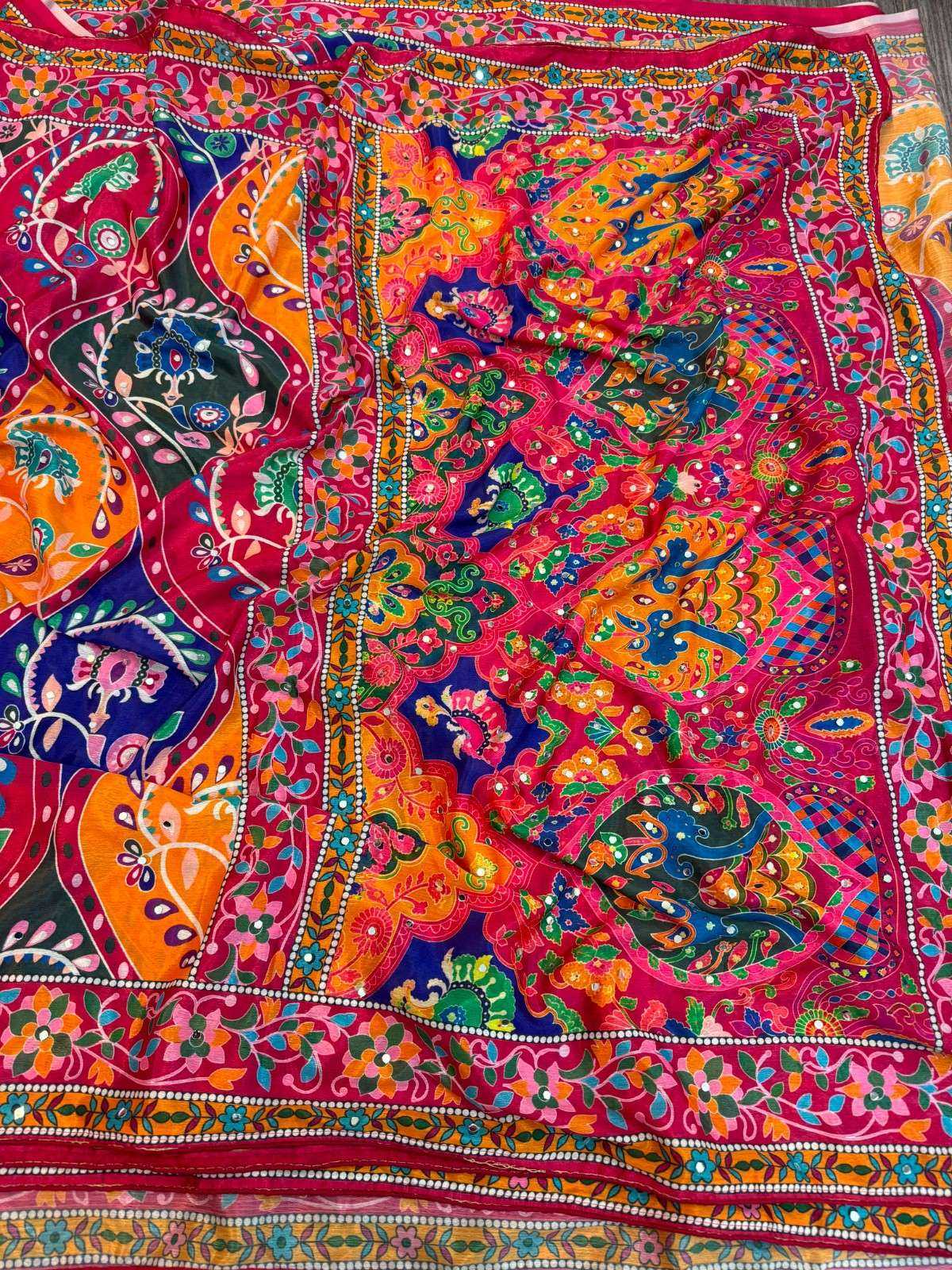 Chinon Fancy Saree