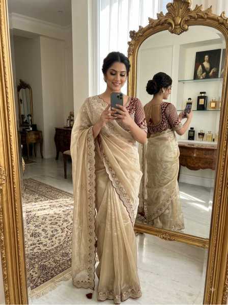 Ahaana Space Silk Heavy Saree