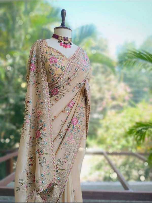 Ahana Faux Georgette Saree